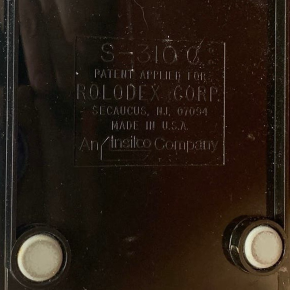 Vintage Rolodex Petite Complete Plastic Organizing Box W Phone Number Cards - Picture 4 of 6